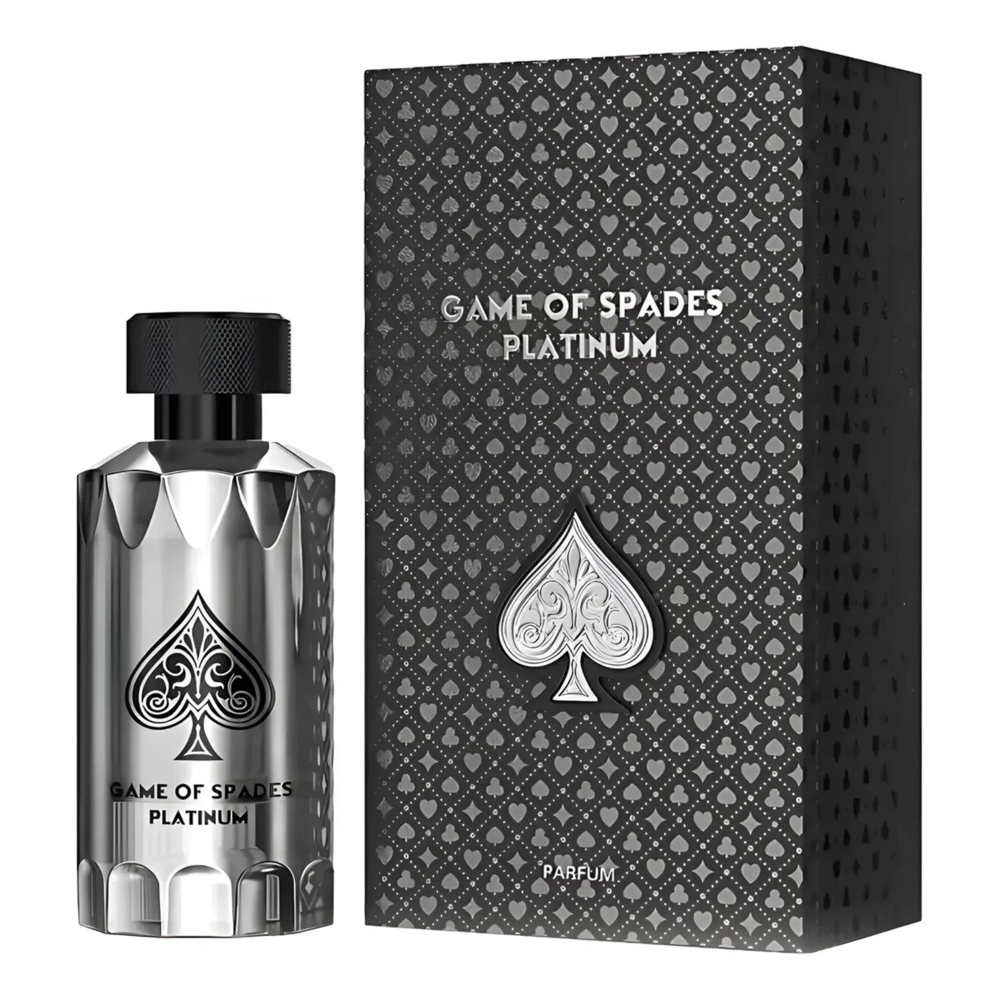JO MILANO PARIS GAME OF SPADES PLATINUM UNISEX PARFUM 100ML - Imagen 1