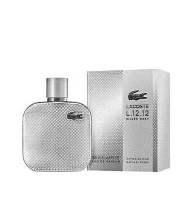 LACOSTE L.12.12 SILVER GREY HOMBRE EDP 100ML