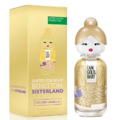 BENETTON SISTERLAND GOLDEN VANILLA MUJER EDT 80ML